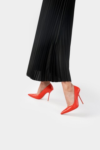Туфли красные из натуральной кожи Mario Berlucci
