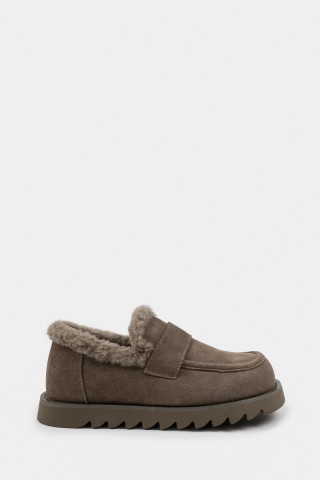 Лоферы из натуральной замши Лоферы из натуральной замши