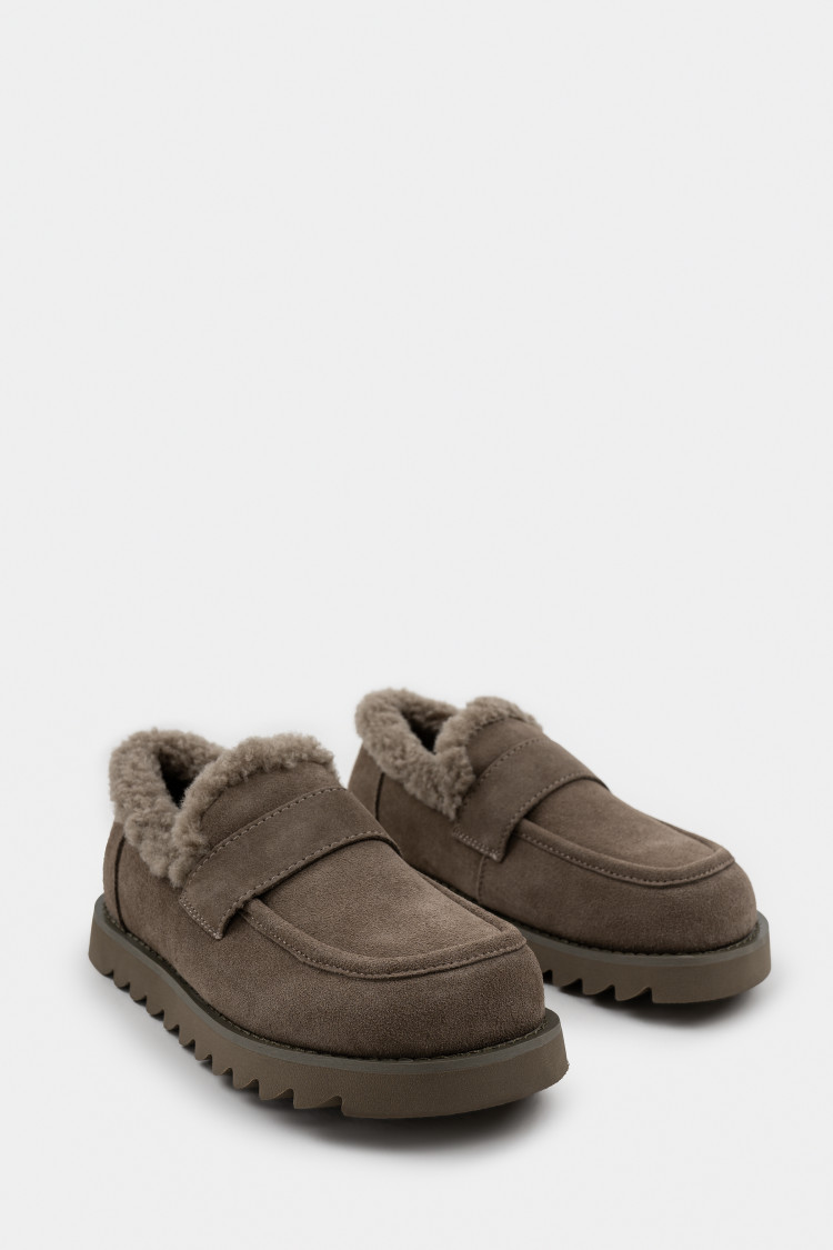 Лоферы из натуральной замши Лоферы из натуральной замши