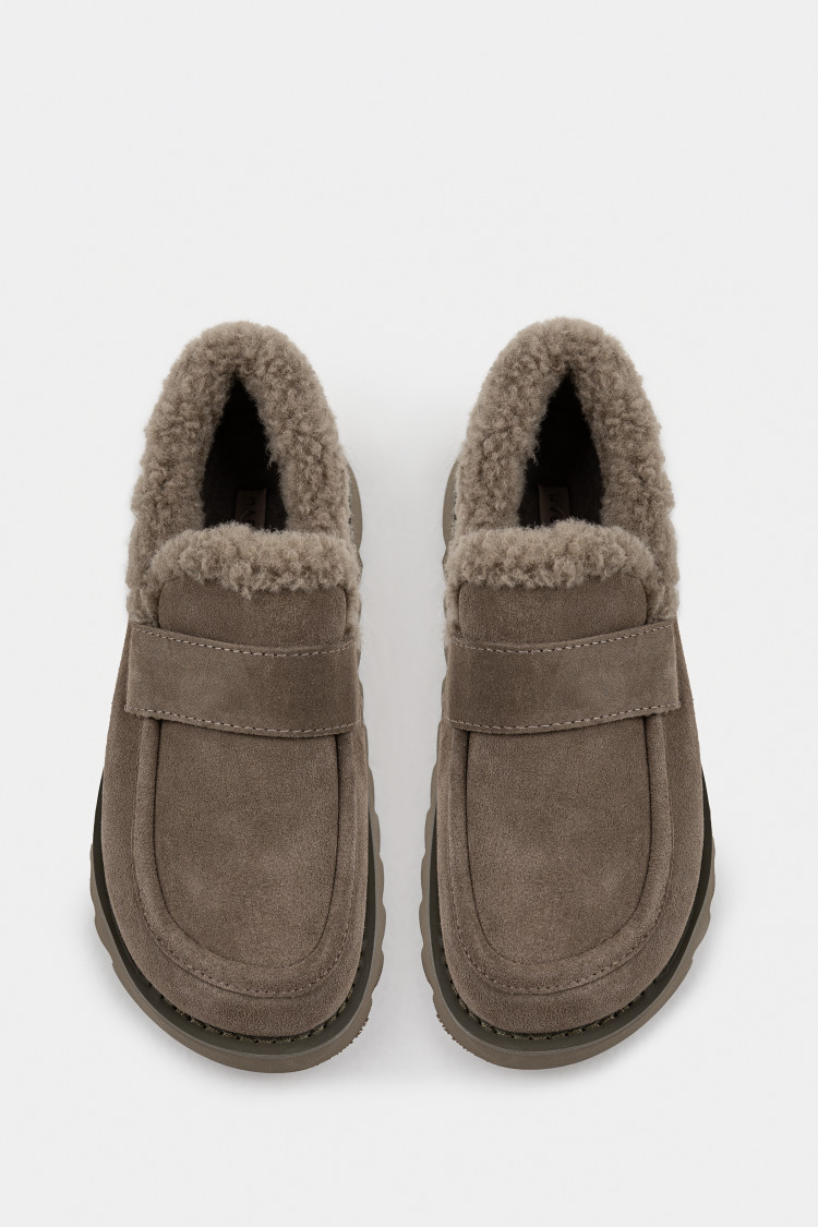 Лоферы из натуральной замши Лоферы из натуральной замши