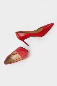 Туфли красные на шпильке Mario Berlucci