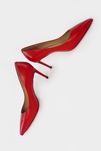 Туфли красные на шпильке Mario Berlucci
