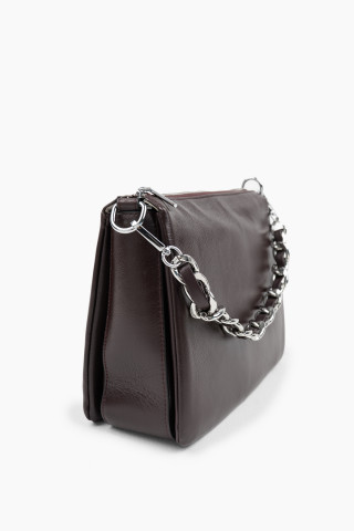 Кросс-боди темный гранат