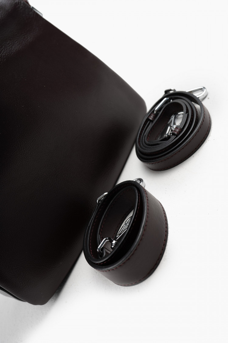 Кросс-боди темный гранат