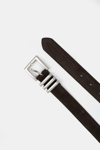 Ремень из натуральной замши