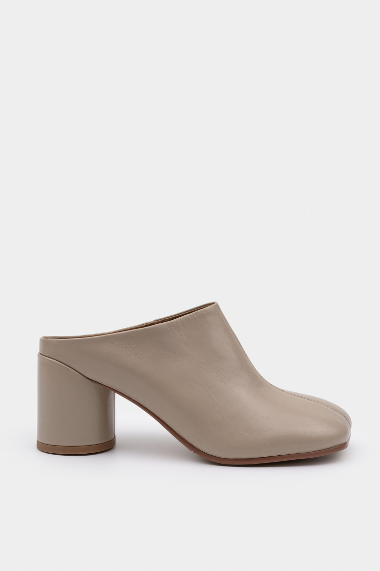 Мюли из натуральной кожи 