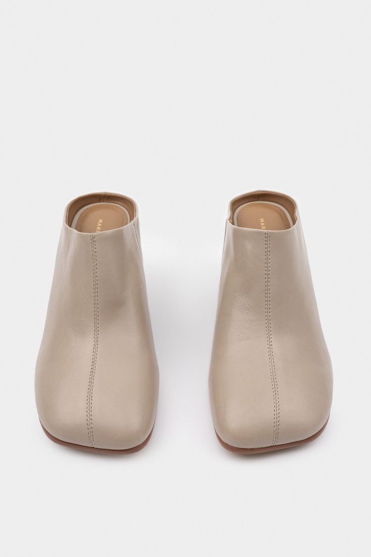 Мюли из натуральной кожи 