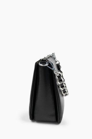 Кросс-боди черный глянец