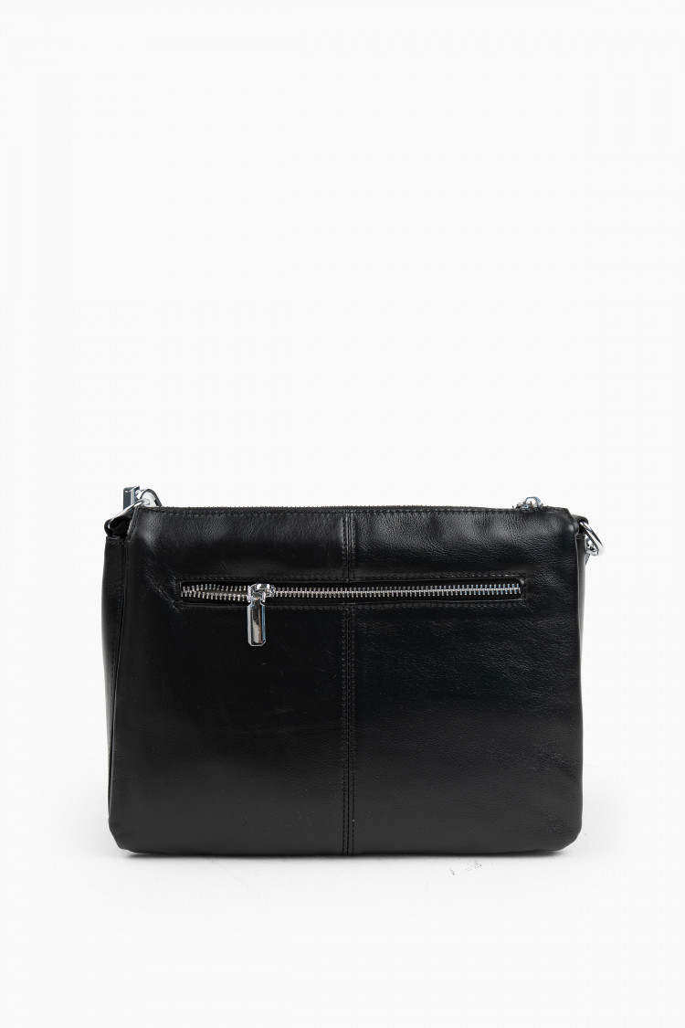 Кросс-боди черный глянец