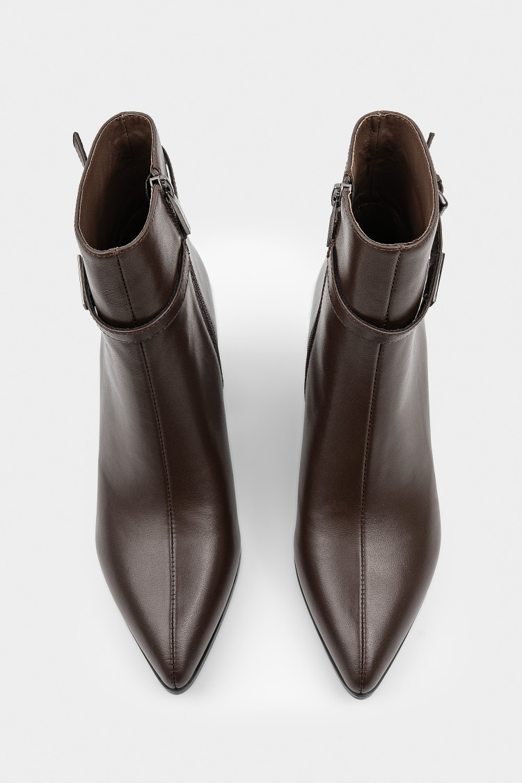 Ботильоны из натуральной кожи 