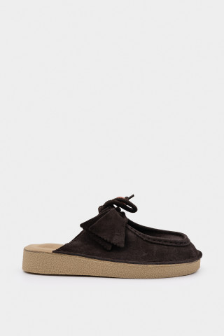 Мюли из натуральной замши 