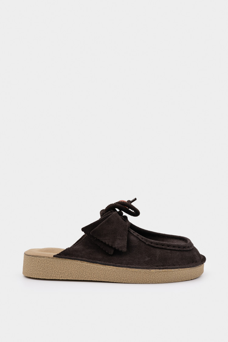 Мюли из натуральной замши 