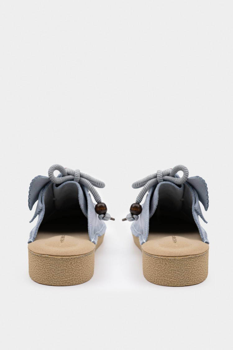 Мюли из натуральной замши 