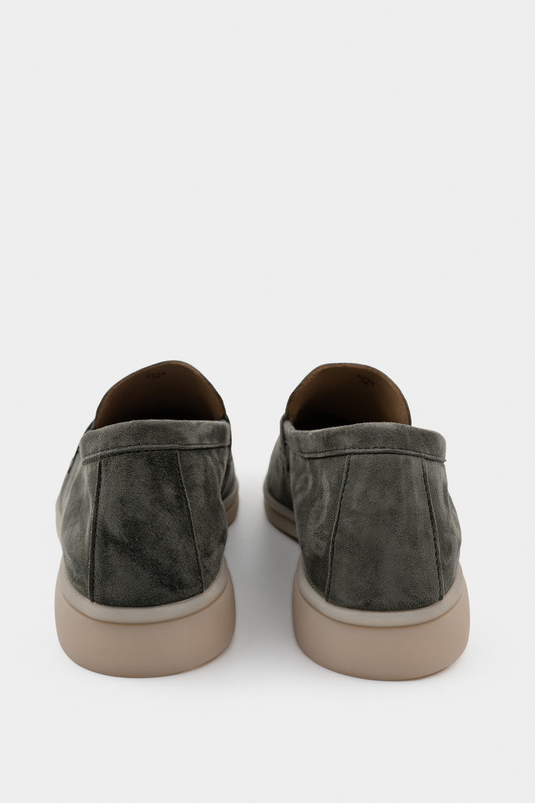 Лоферы из натуральной замши 