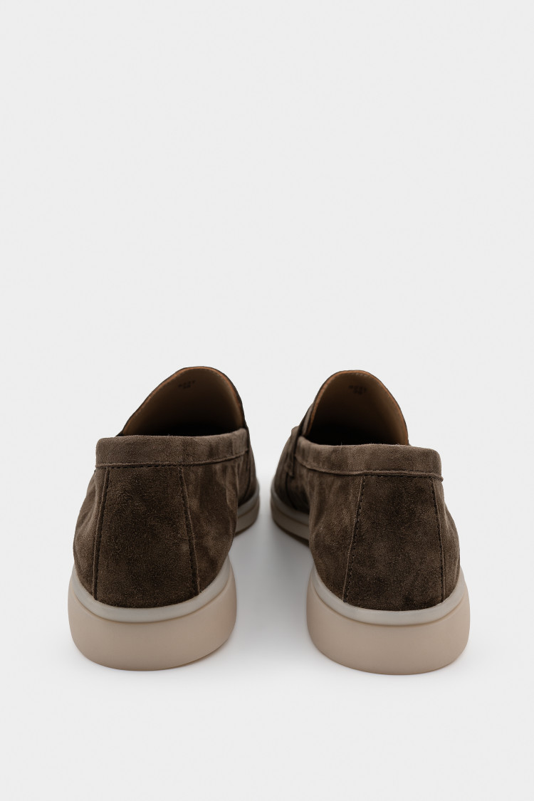 Лоферы из натуральной замши 