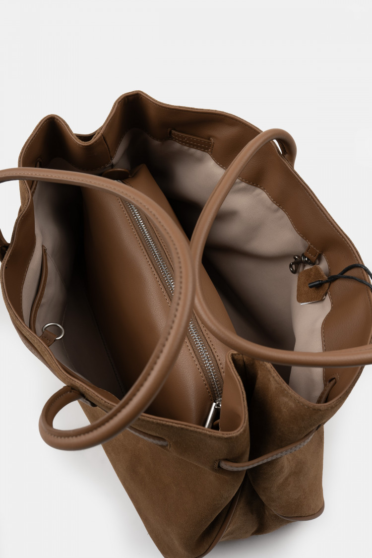 Шоппер карамельный