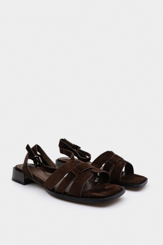 Сандалии из натуральной замши 