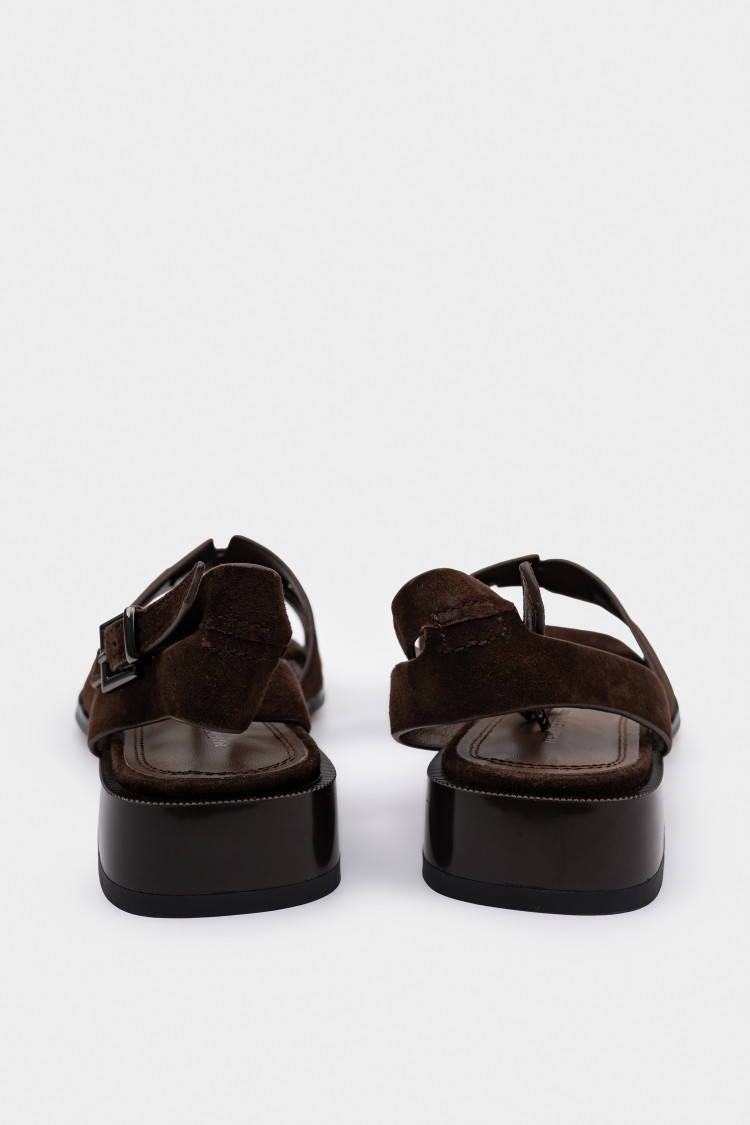 Сандалии из натуральной замши 