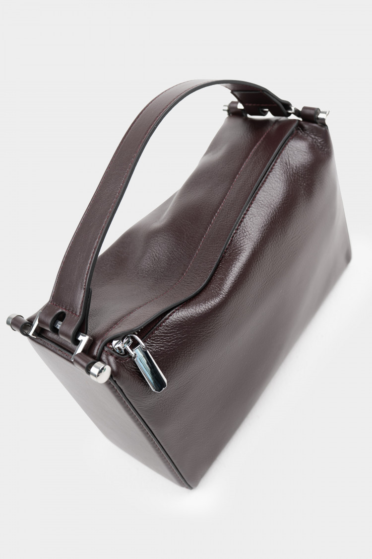 Кросс-боди бургунди