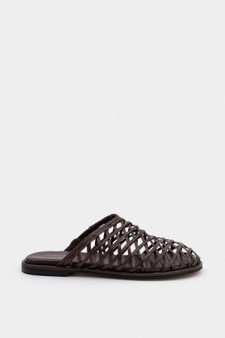 Мюли из натуральной кожи 