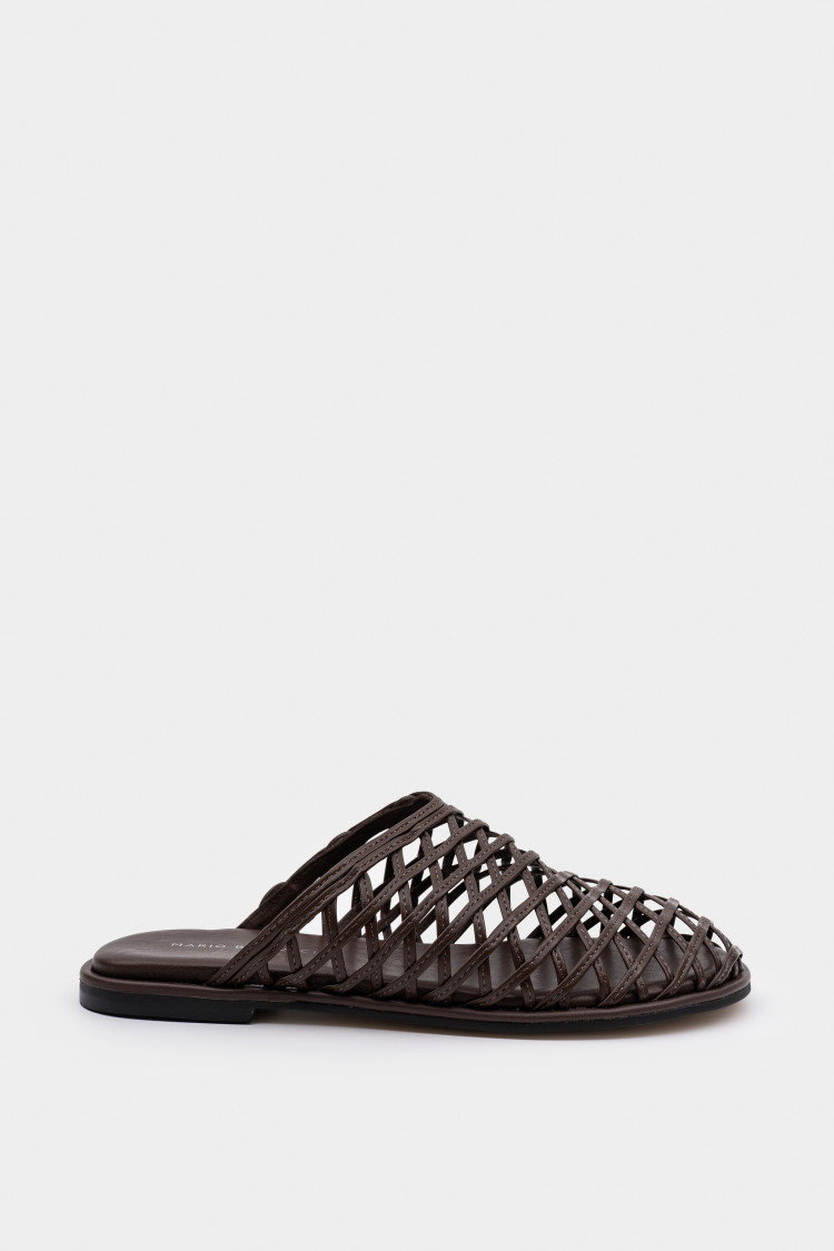 Мюли из натуральной кожи 