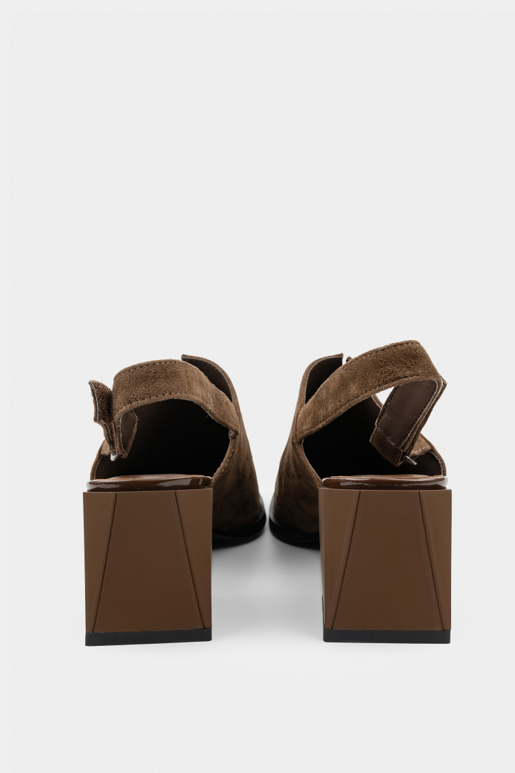 Босоножки из натуральной замши 