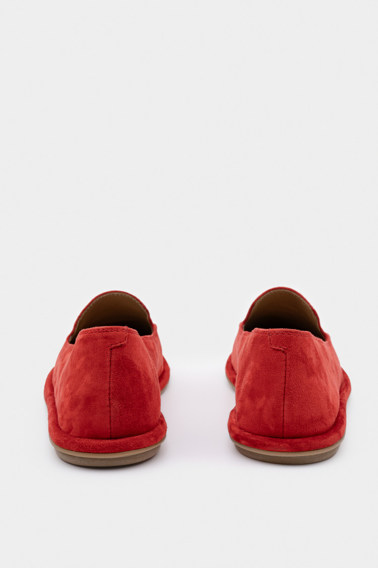 Лоферы из натуральной замши