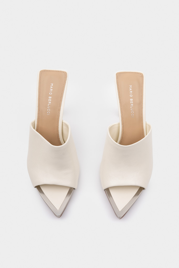 Сабо из натуральной кожи 