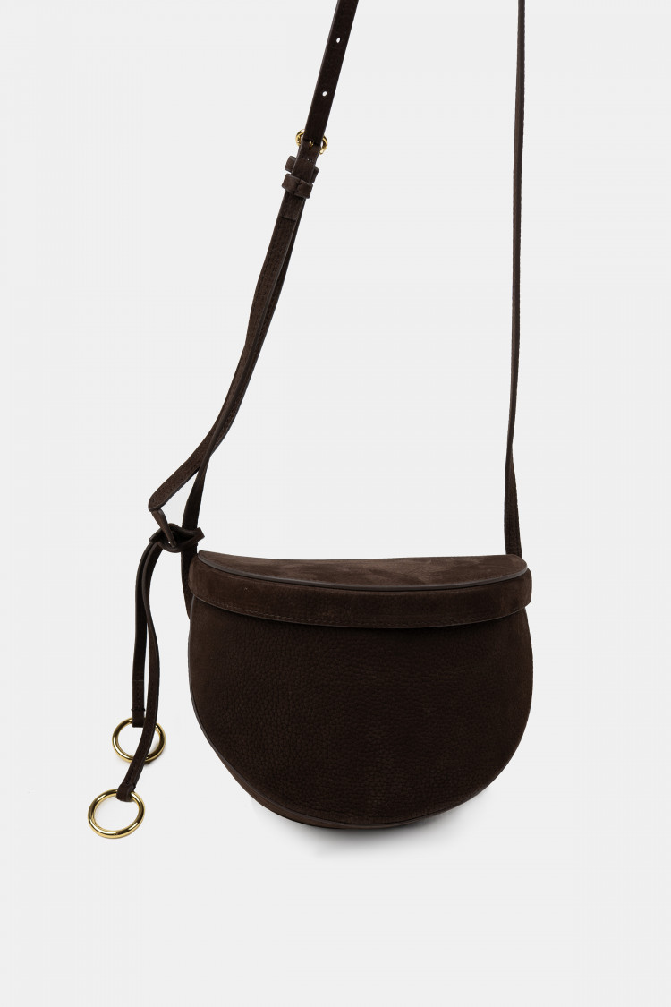 Кросс-боди кофейный