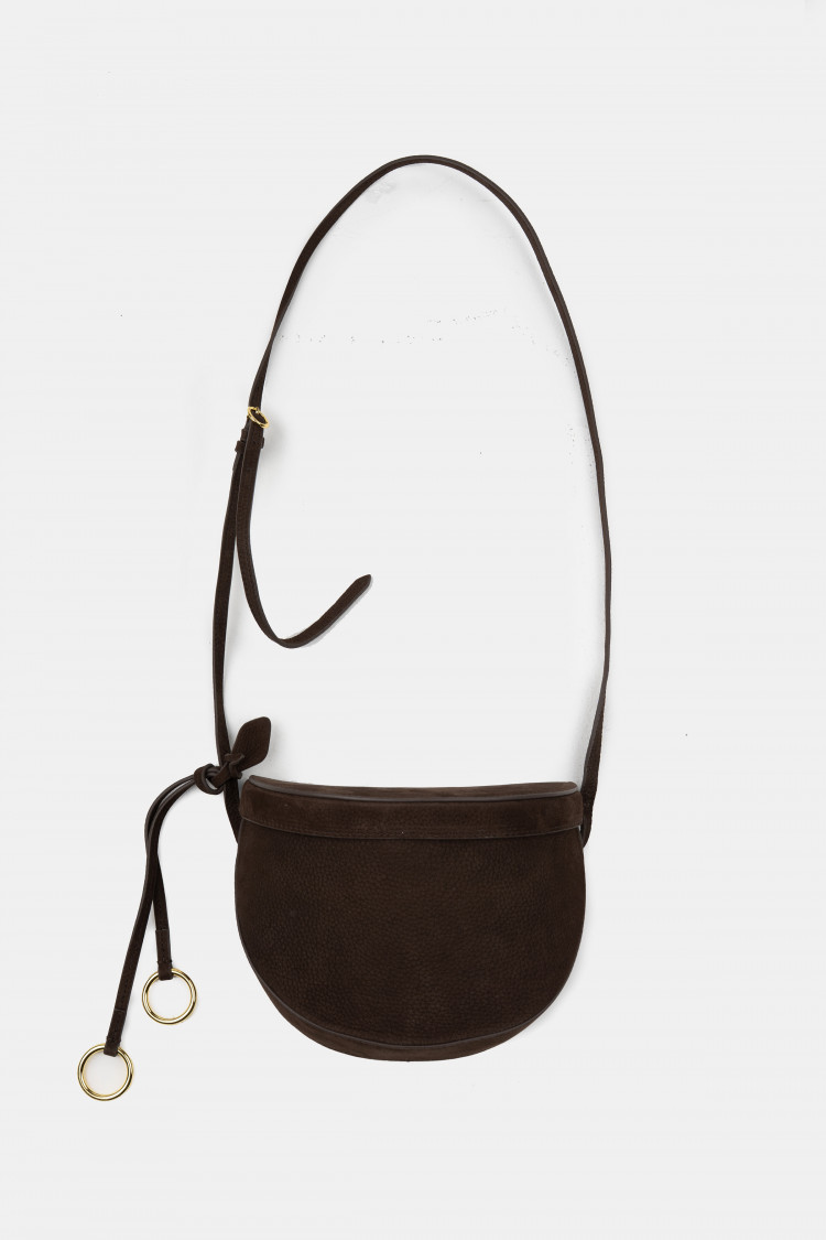 Кросс-боди кофейный