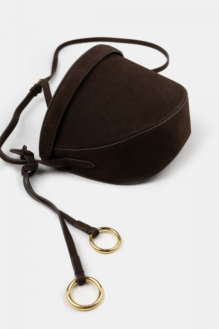 Кросс-боди кофейный