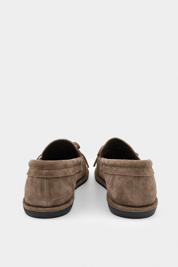 Лоферы из натуральной замши 