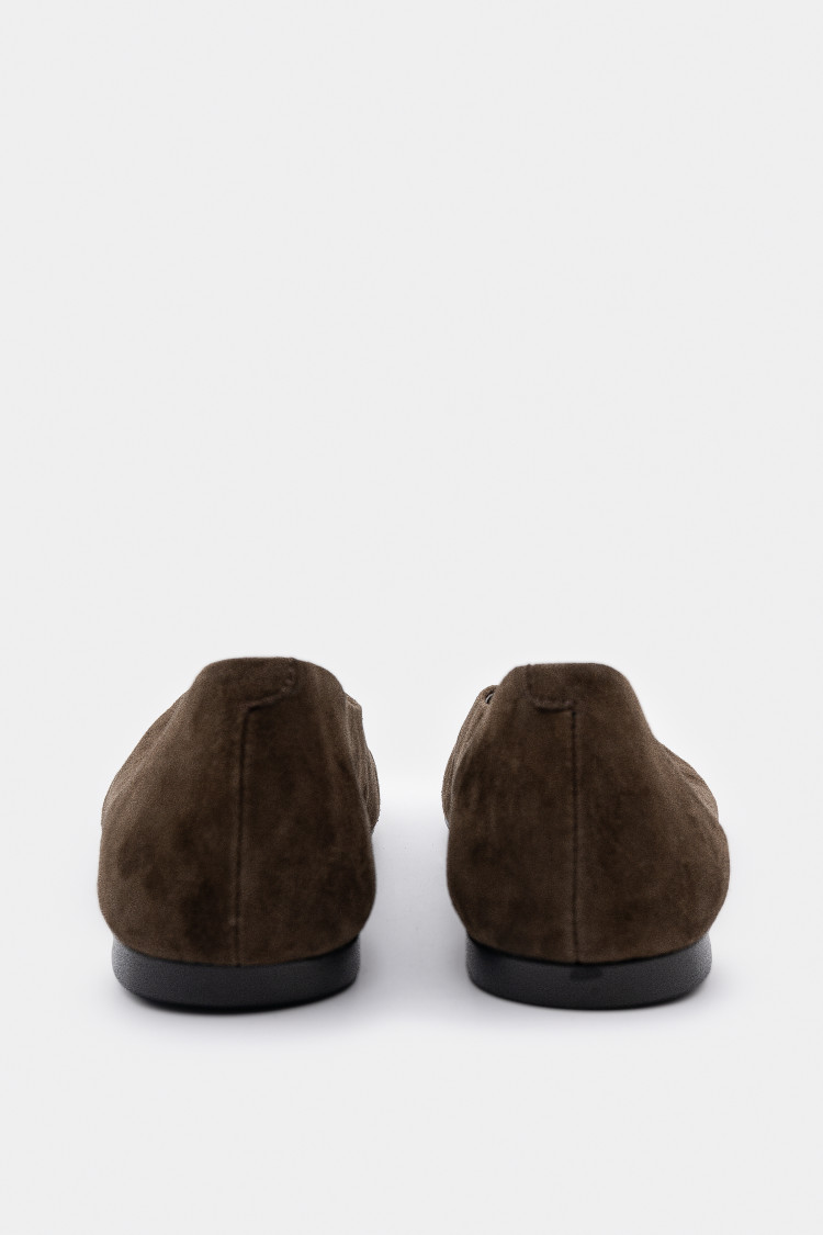 Балетки из натуральной замши