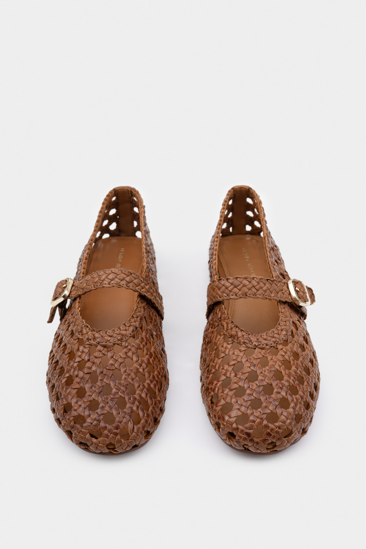 Балетки из натуральной кожи 