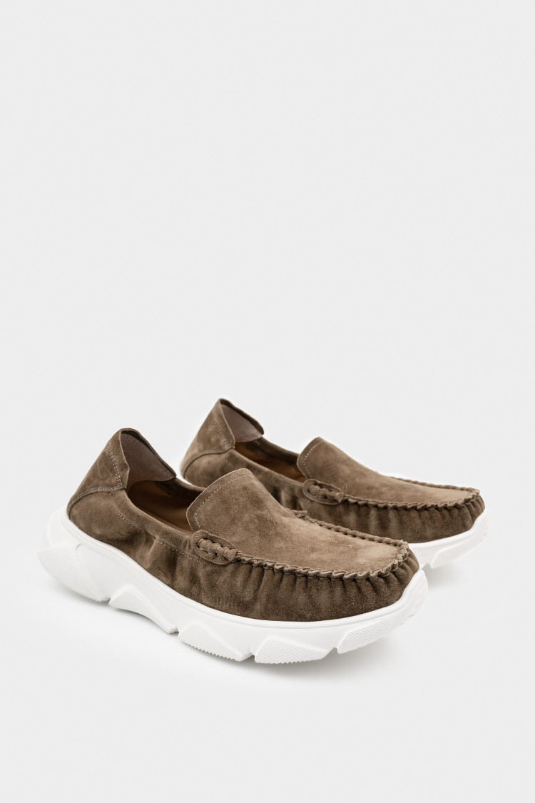 Мокасины из натуральной замши