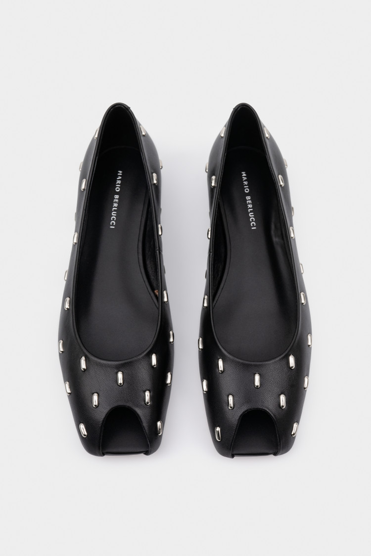 Балетки из натуральной кожи