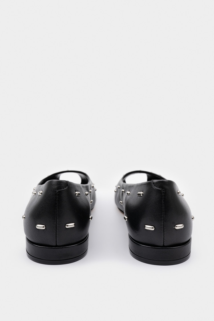 Балетки из натуральной кожи