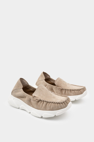 Мокасины из натуральной замши