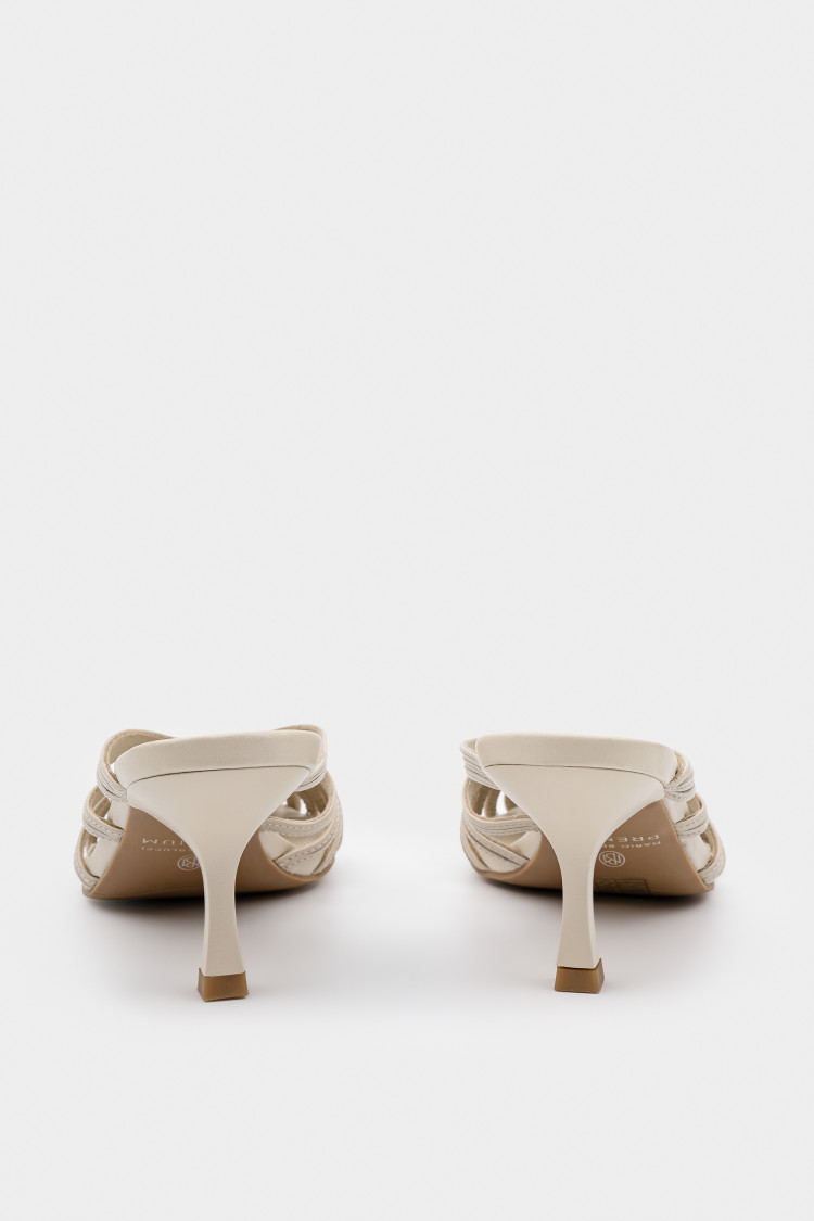 Сабо из натуральной кожи 