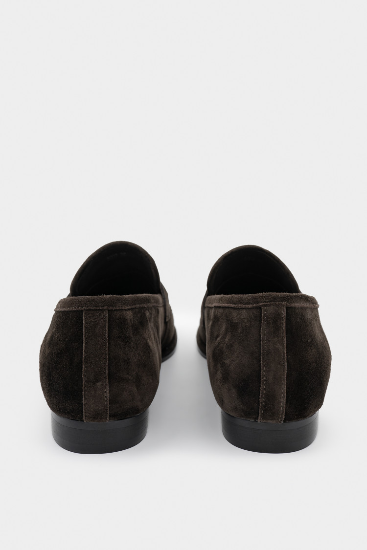 Лоферы из натуральной замши 