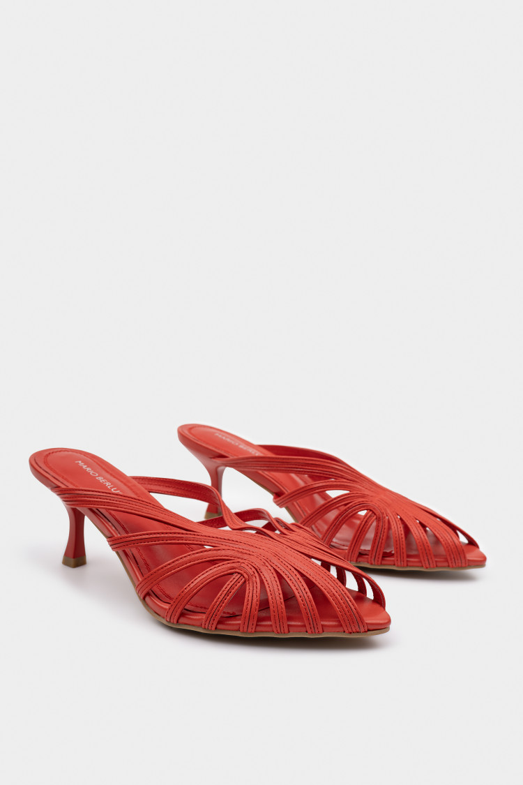 Сабо из натуральной кожи 