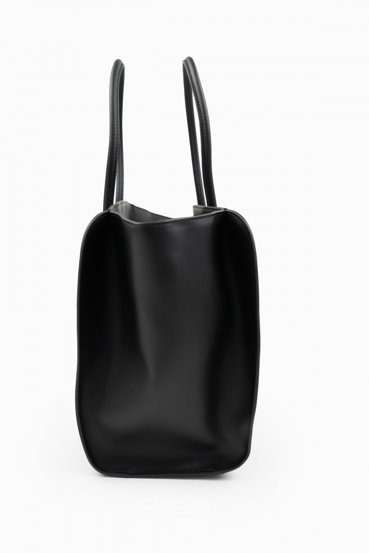 Шоппер черный жемчуг