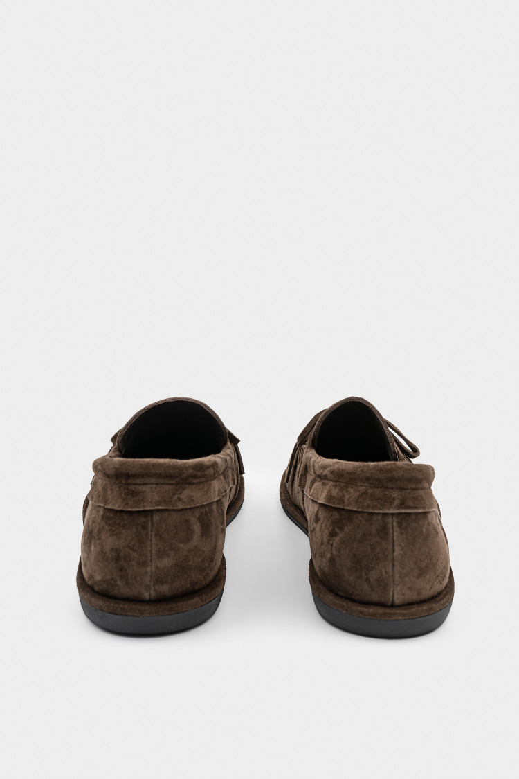 Лоферы из натуральной замши 