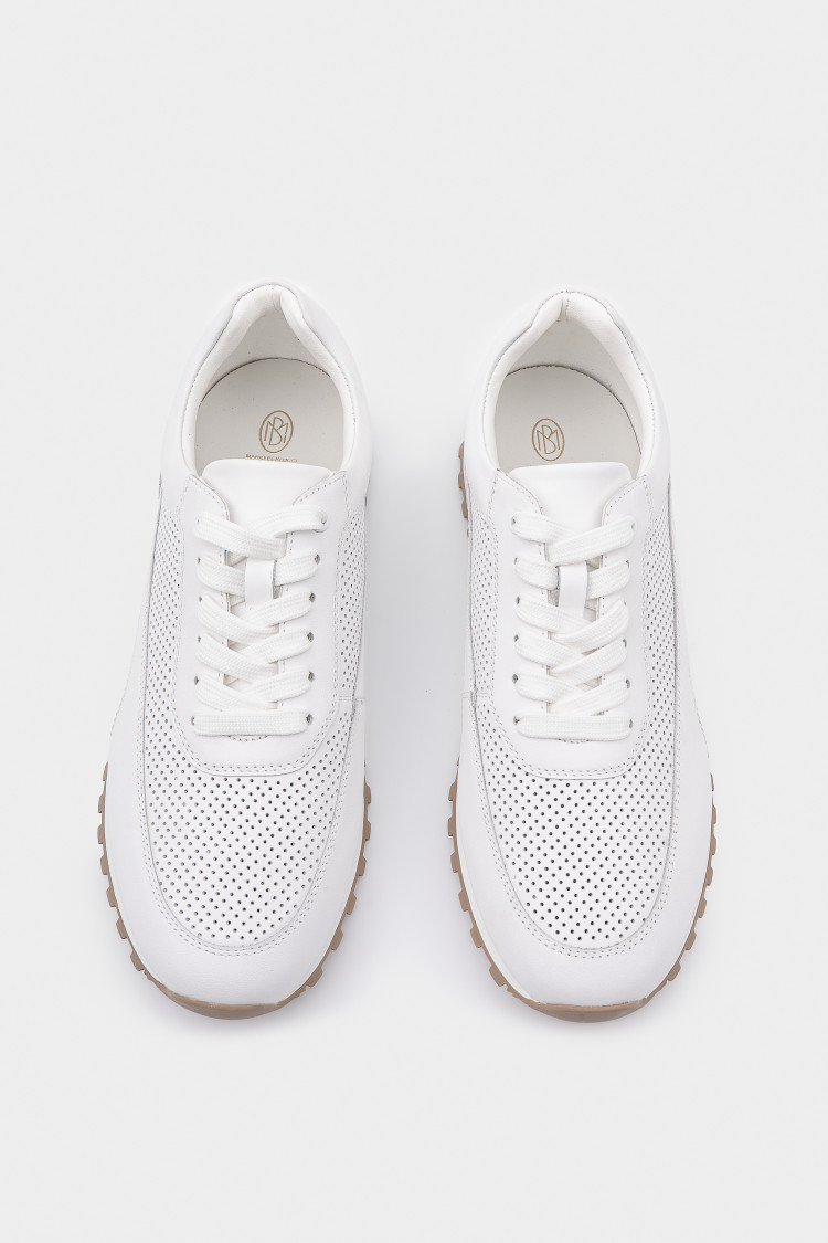 Кроссовки из натуральной кожи 