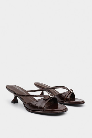 Сабо из натуральной кожи 