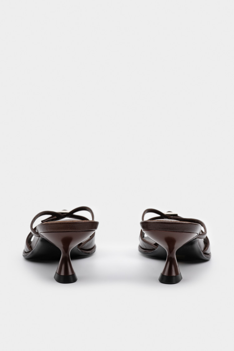 Сабо из натуральной кожи 