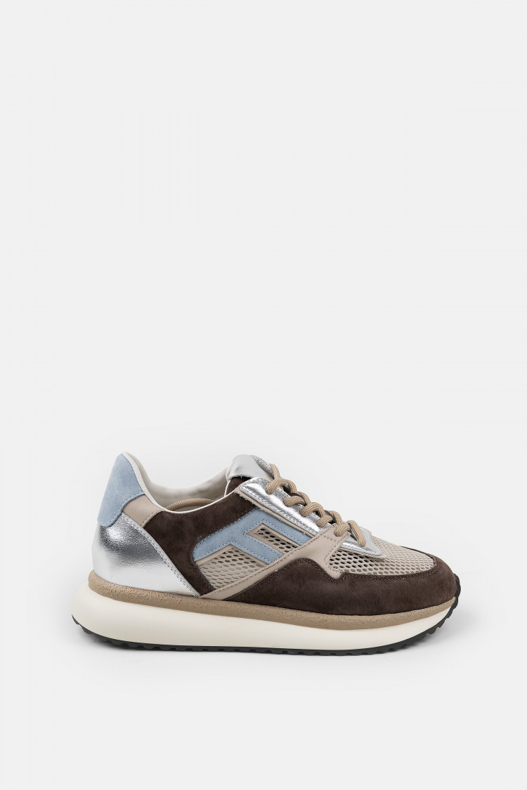 Кроссовки из натуральной замши 