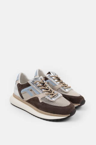 Кроссовки из натуральной замши 