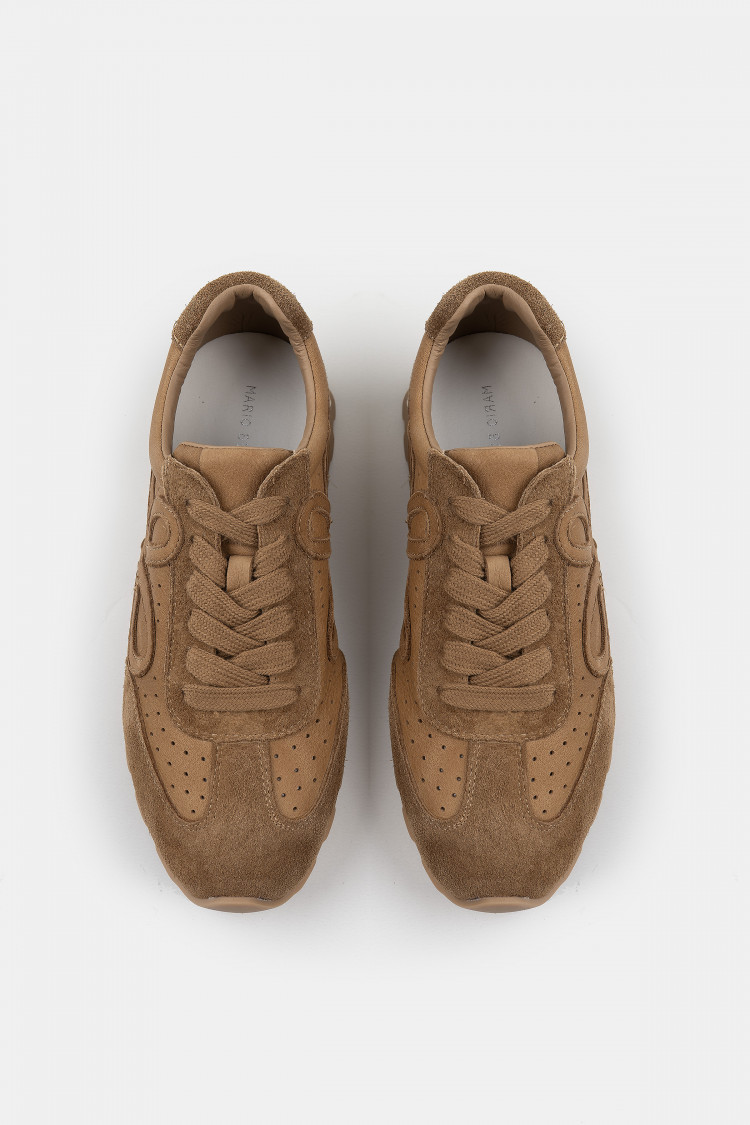 Кроссовки из натуральной замши 