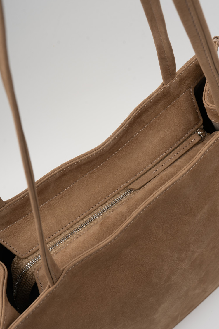 Шоппер карамельный